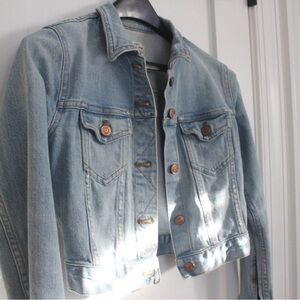 J. Crew Denim Jacket with Copper Buttons